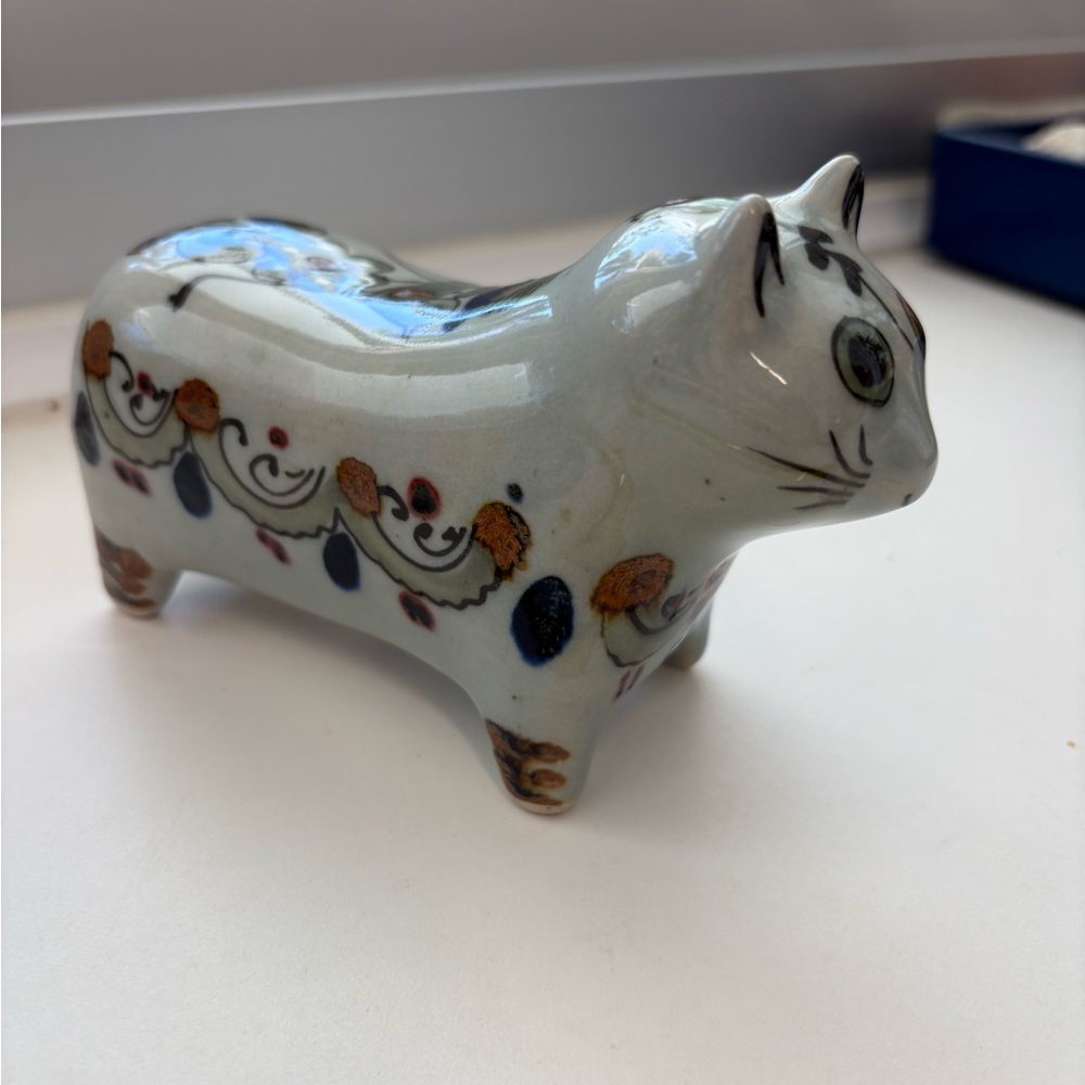 Vintage El Palomar Mexico pottery cat